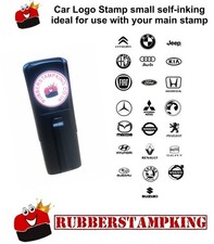 Car Logo Rubber Stamp 18mm