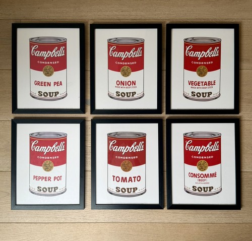 Set six framed - of,