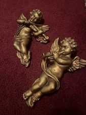 Pair of Vintage Bronze Plaster
