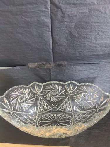 Large vintage cut - vintage, crystal