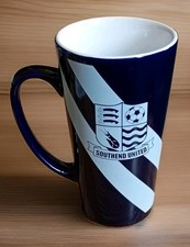 Tall Ceramic Football Theme Mug - SOUTHEND UNITED FC - Great Condition