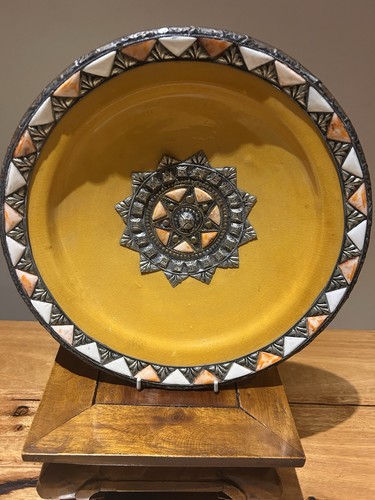 Large moroccan safi - plate, 32cm