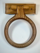 Vintage Wooden Towel Ring Wall