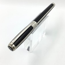 ST Dupont D Line Matte Black Lacquer & Palladium Fountain Pen,  14k gold nib