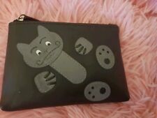 NWOT Ciccia Cat On Back Black Coin Purse
