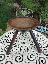 Antique Welsh 19th Century Sycamore Make Do And Mend 3 Legged Stool
