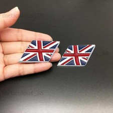 2Pcs ENGLAND UK Flag Logo Car