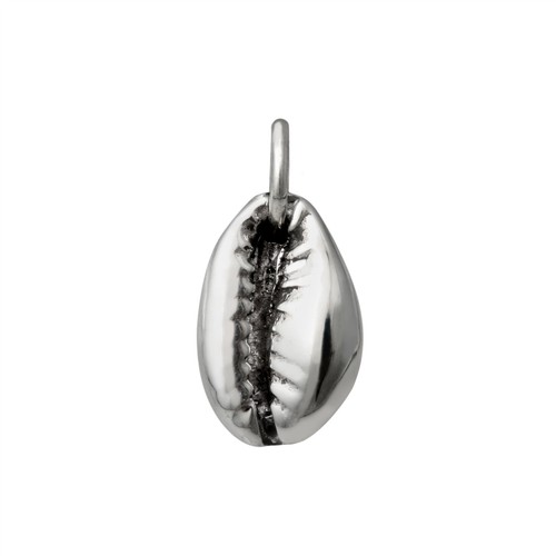 Sterling silver cowrie shell - sterling,