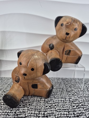 Vintage hand carved wooden - vintage,