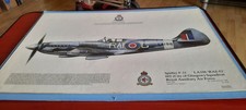 RAF Print On Cardboard Of