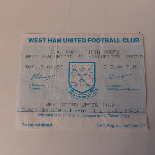 Ticket stub west - ticket, v