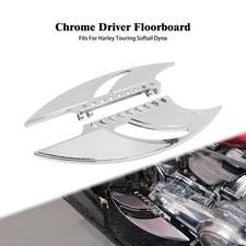 Chrome Driver Floorboards Foot Rest Boards Fit For Harley Touring Softail Dyna