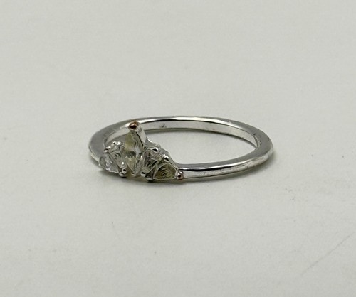 Clear stone cluster ring - stone,