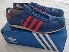 Adidas Originals City Series Paris royal blue red trainers UK 9 FV1191 Worn Once