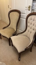 Pair Antique Spoon Back Chairs