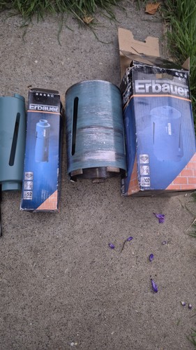 Set two core drill bits - drill,