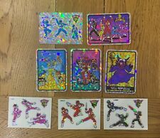 POWER RANGERS VINTAGE VENDING MACHINE HOLOGRAM STICKERS 1994