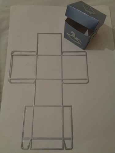 Sizzix thinlits square - square, cube