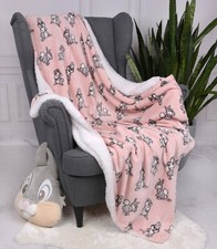 Thumper Print Soft Sherpa