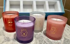 Set of 4 scented wax candles