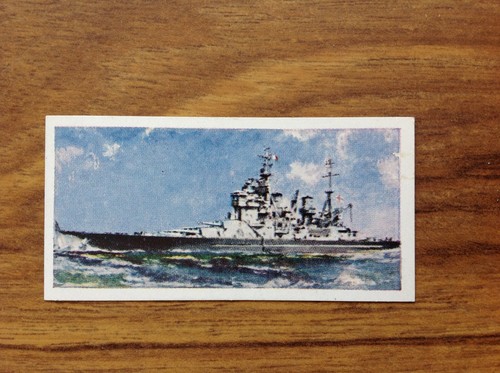 Hms howe lyons tea card - lyons,