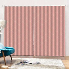 Pink Girl Heart Curtain 3D Curtain Blockout Photo Printing Curtains Drape Fabric