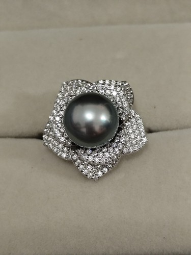 Tahitian saltwater gray pearl - tahitian,
