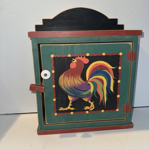 Handpainted rooster wall - handpainted,