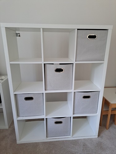 Ikea kallax white - ikea, shelving