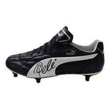Pele SIGNED Puma Football boot Cleat - Soccer Shirt Jersey Autograph  BECKETT