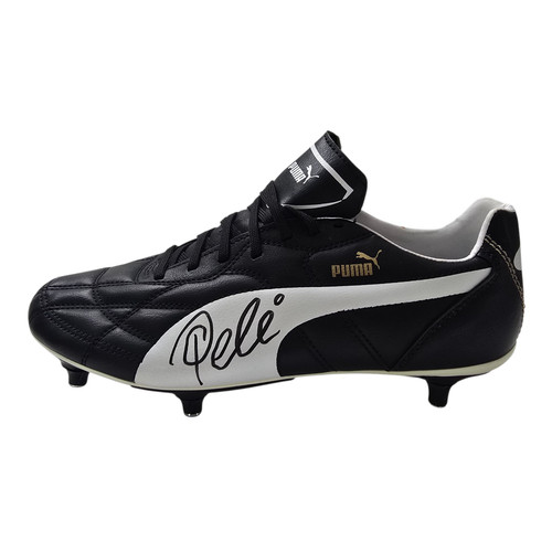 Pele signed puma football boot - signed,