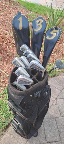 Golf vintage men - golf, clubs