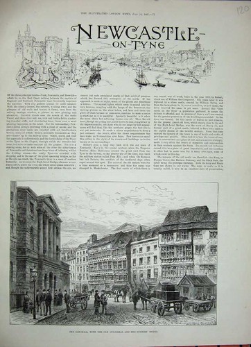 Original old antique print - original,
