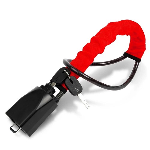 Seat belt lock - steering, wheel