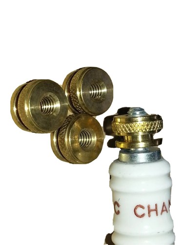 Brass terminal spark plug - brass,