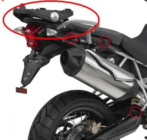 Luggage rack triumph tiger 800 - rack,