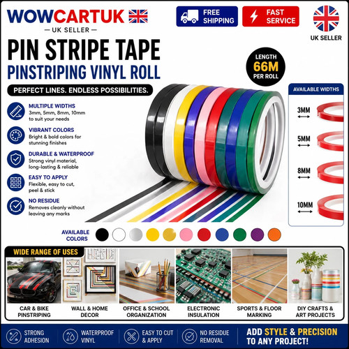 Pin stripe tape pinstripe - stripe, roll