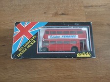 Solid Red Bus London Double