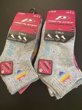 Girls 6 Pair Pro Player Socks