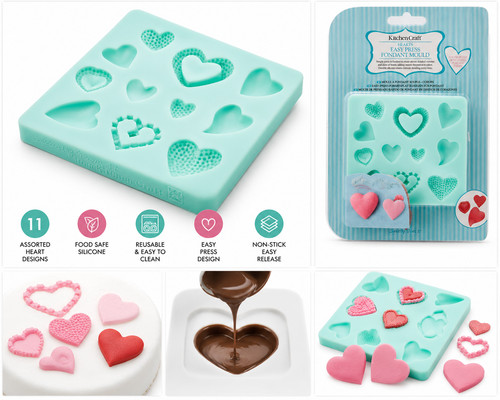 Fondant heart mould - fondant,