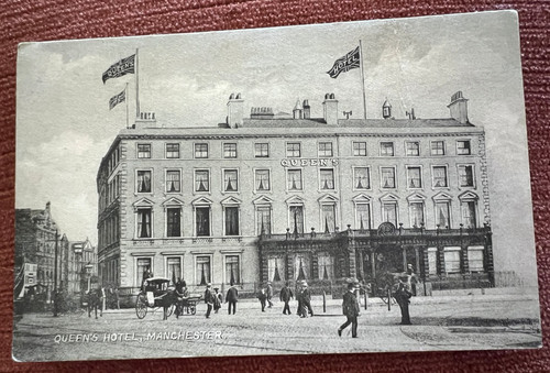 Antique postcard manchester - antique,