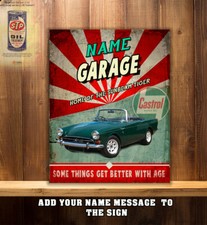 Personalised Sunbeam Tiger Car