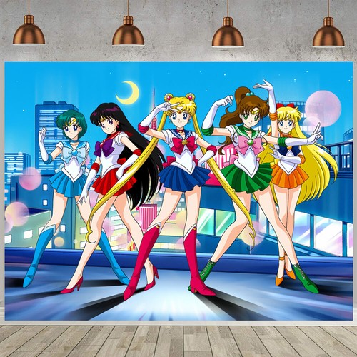 Sailor moon backdrop birthday - moon,
