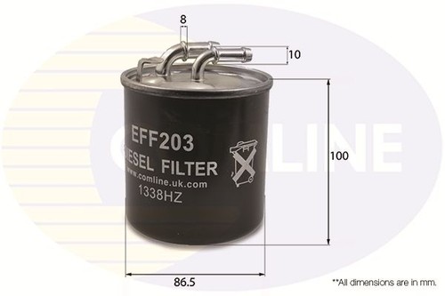 Comline fuel filter element - fuel,