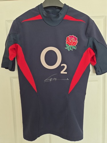 Jonny wilkinson signed blue - wilkinson,