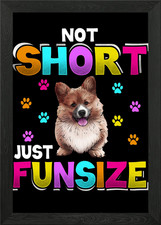 Welsh Corgi Dog Framed Wall