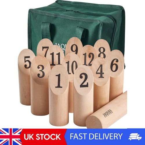 Wooden skittles throwing - |,