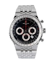 Breitling Mont Brilliant Watch A2335121/BA93 Black Dial Steel Chrono 2012