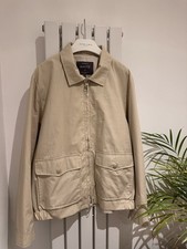 Private White V.C 6 BNWOT Summer Bomber XL Beige Jacket RRP£495
