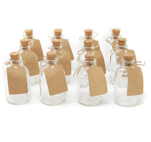 Mini glass bottles - glass, party